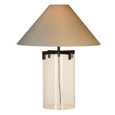 Westport Hampton Tall Glass Table Lamp