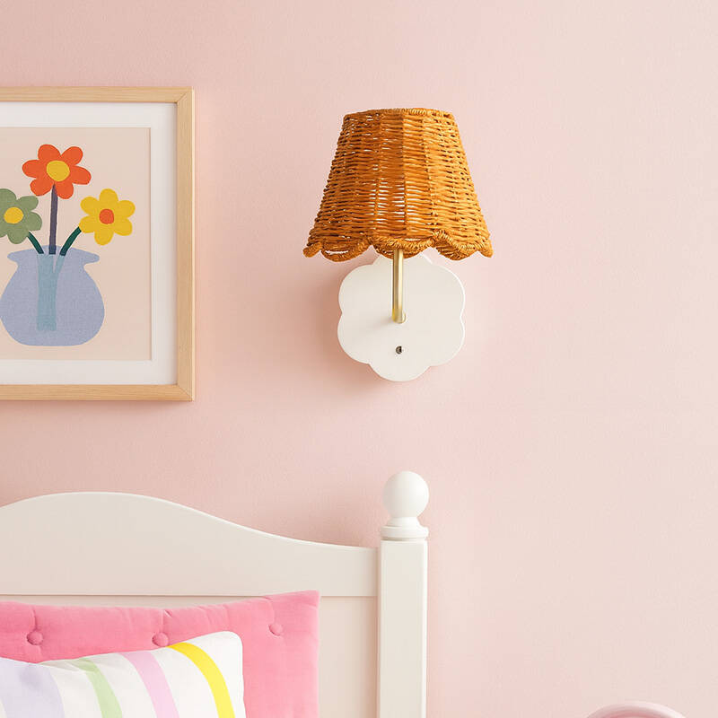 Image of Wisteria Mollie USB Rechargeable Battery Operated LED Touch Wall Light