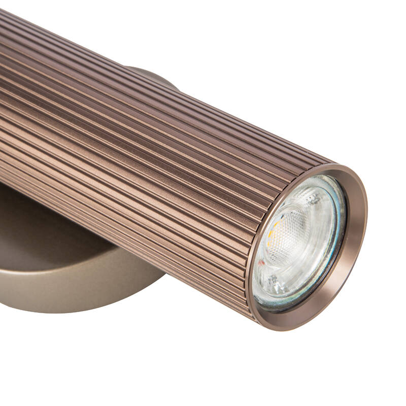 Image of Westport Silk Knurl Fluted 250 Up & Down Wall Light