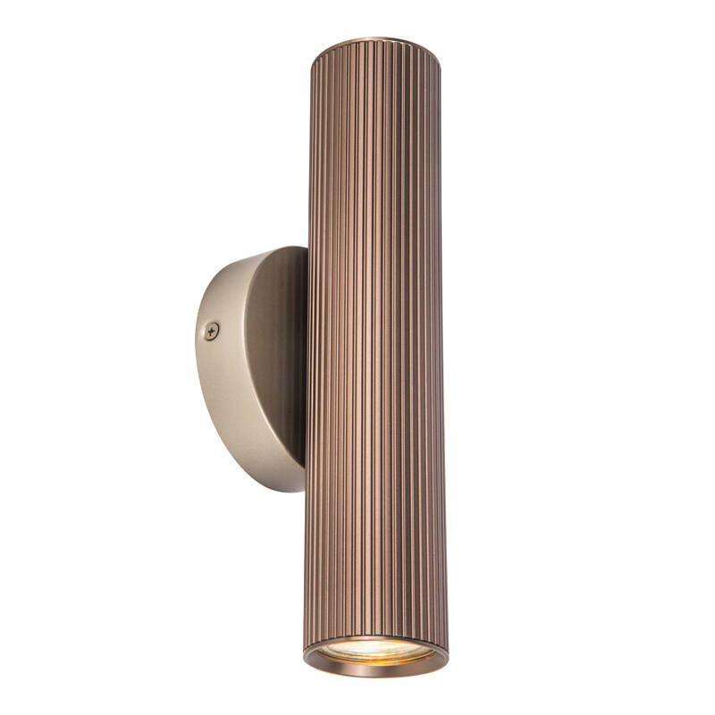 Image of Westport Silk Knurl Fluted 250 Up & Down Wall Light