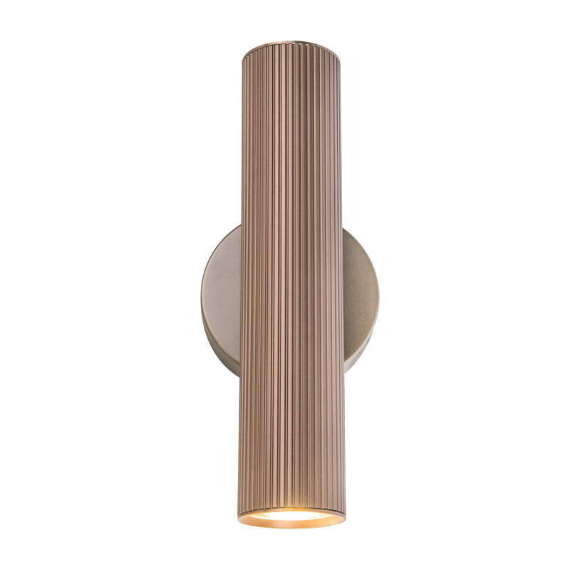 Image of Westport Silk Knurl Fluted 250 Up & Down Wall Light