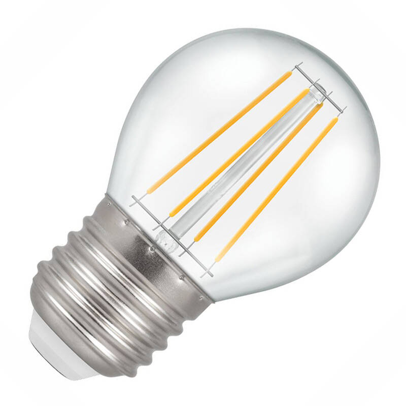 Image of Crompton 5W Dimmable LED Decorative Filament Golf Ball Bulb - Screw Cap