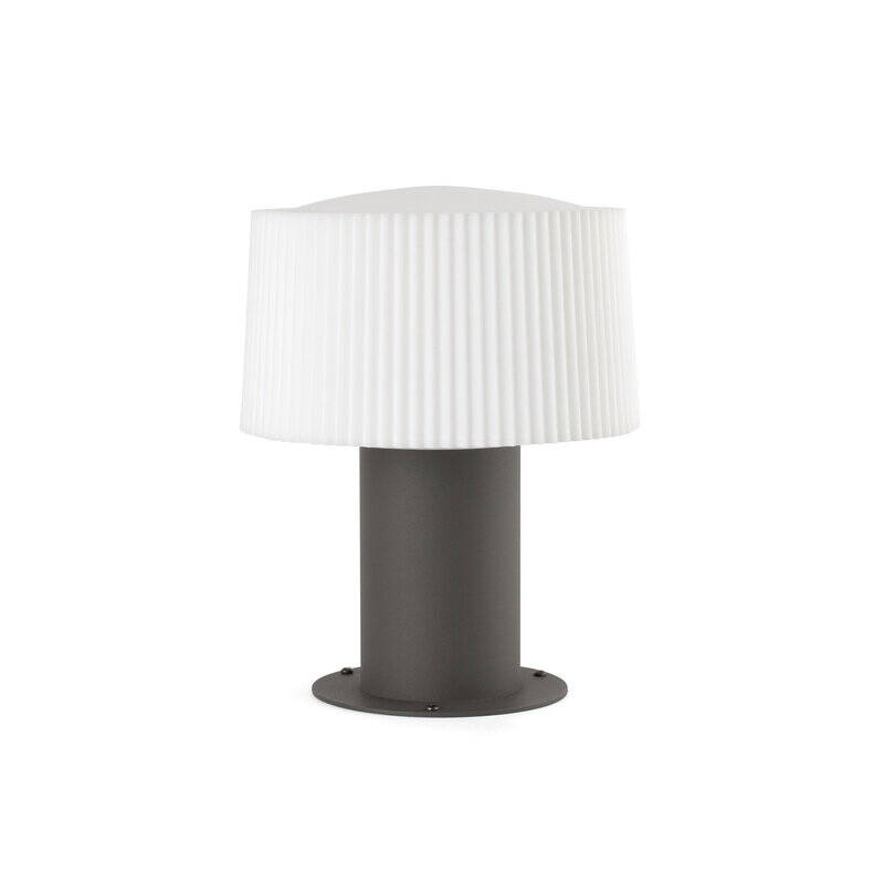 Image of Faro Barcelona Muffin Outdoor Pedestal Light
