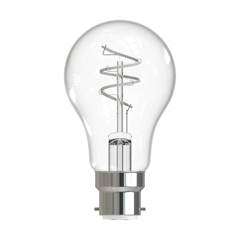 Image of Dar 4.9W Warm White Dimmable LED Decorative Filament GLS Bulb - Bayonet Cap