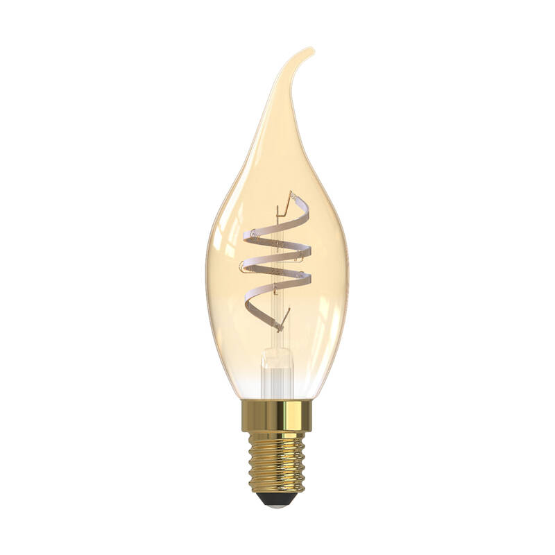 Image of Dar 4W Very Warm White Dimmable LED Decorative Filament Candle Bulb - Small Screw Cap
