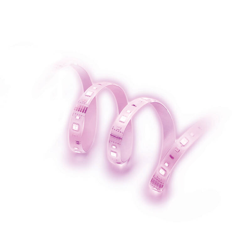 Image of WiZ 2M White and Colour Changing LED WiFi/Bluetooth Strip Light Expansion Pack