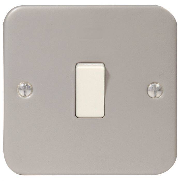 Image of Metal Clad 10A 1 Gang 2 Way Light Switch