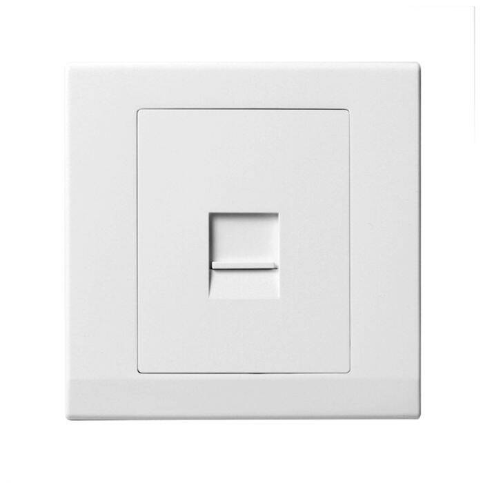 Image of Retrotouch Simplicity White Screwless 1 Gang Telephone Master Socket