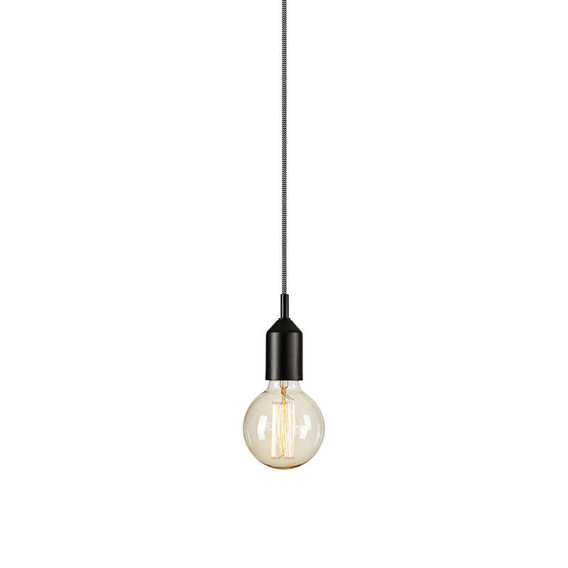 Image of Bronx Ceiling Pendant Lamp Holder with Plug