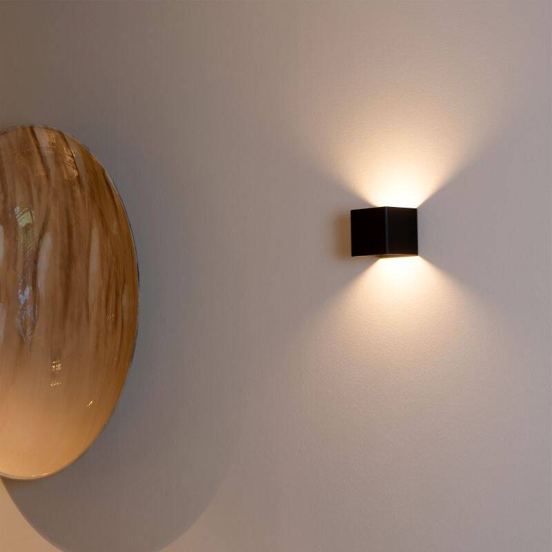 Image of Lucide Vertigo LED Outdoor Up & Down Wall Light with PIR & Dusk to Dawn Sensor