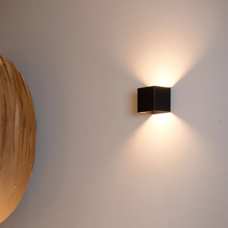 Image of Lucide Vertigo LED Outdoor Up & Down Wall Light with PIR & Dusk to Dawn Sensor