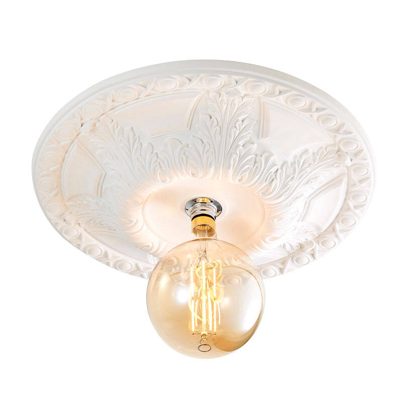 Image of Forum Motril Large Plaster Ceiling Rose Light