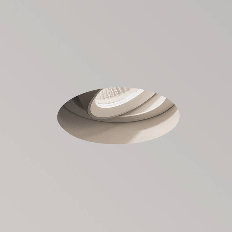 Image of Astro Trimless Plaster-In Round 6.8W Warm White Dimmable LED Adjustable Downlight