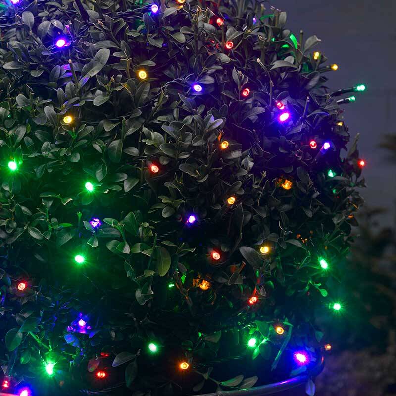 Image of Edit 19M Battery Operated Multi-Coloured LED String Lights