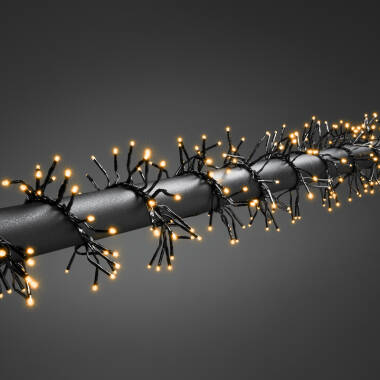 Image of Konstsmide 13.5M Amber LED Multi-Function Cluster String Lights