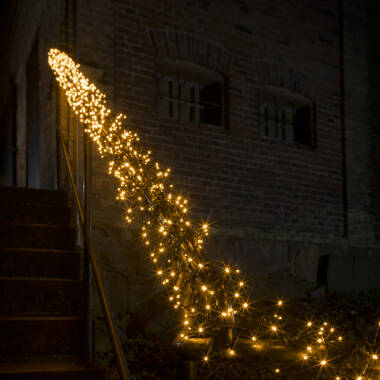 Image of Konstsmide 13.5M Amber LED Multi-Function Cluster String Lights