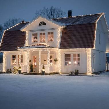 Image of Konstsmide 5M Connectable White LED String Lights