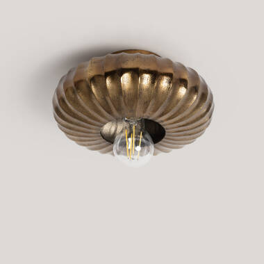Image of Iluzzia Ronith Metal Flush Light