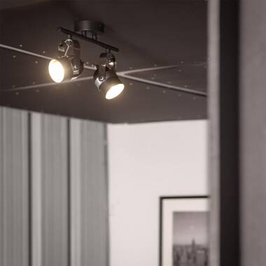 Image of Edit Sinner 2 Light Ceiling Spotlight Bar