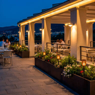 Image of Suri Tucson Solar LED Outdoor Wall Light with PIR Sensor