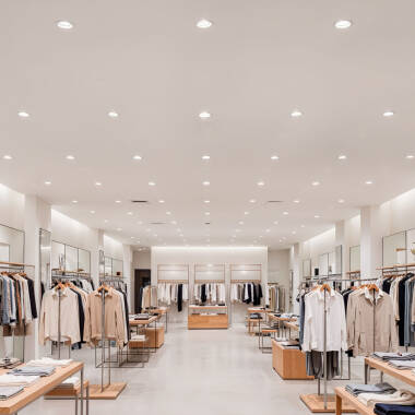 Image of Round 7W COB LED Adjustable Downlight Cutout 70mm