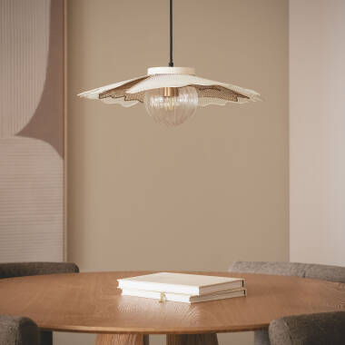 Image of Iluzzia Pianella Glass Ceiling Pendant Light