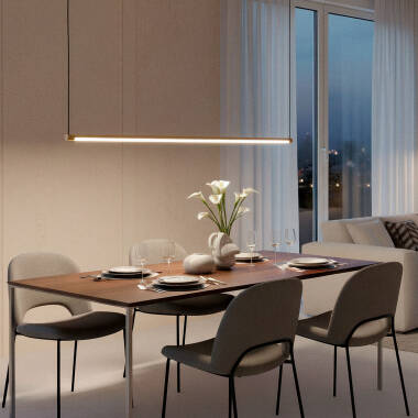 Image of Lyco Lislea Light Bar Gold Pendant 1200mm