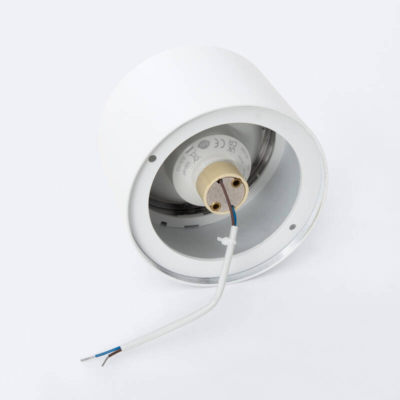 Image of Flush Ceiling Light with AR111 15W LED Bulb
