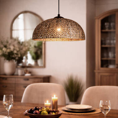 Image of Edit Aerba Metal Ceiling Pendant Light