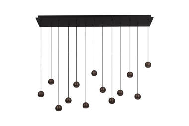 Image of Lucide Montana LED 13 Light Bar Ceiling Pendant Light with Remote Control
