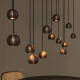 Image of Lucide Montana LED 13 Light Bar Ceiling Pendant with Remote Control