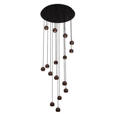Lucide Montana LED 16 Light Cluster Ceiling Pendant Light with Remote Control