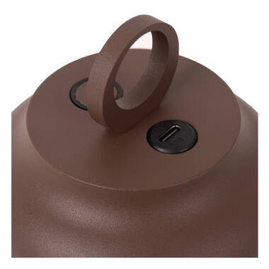 Image of Lucide Wells USB Rechargeable LED Outdoor Wall Light