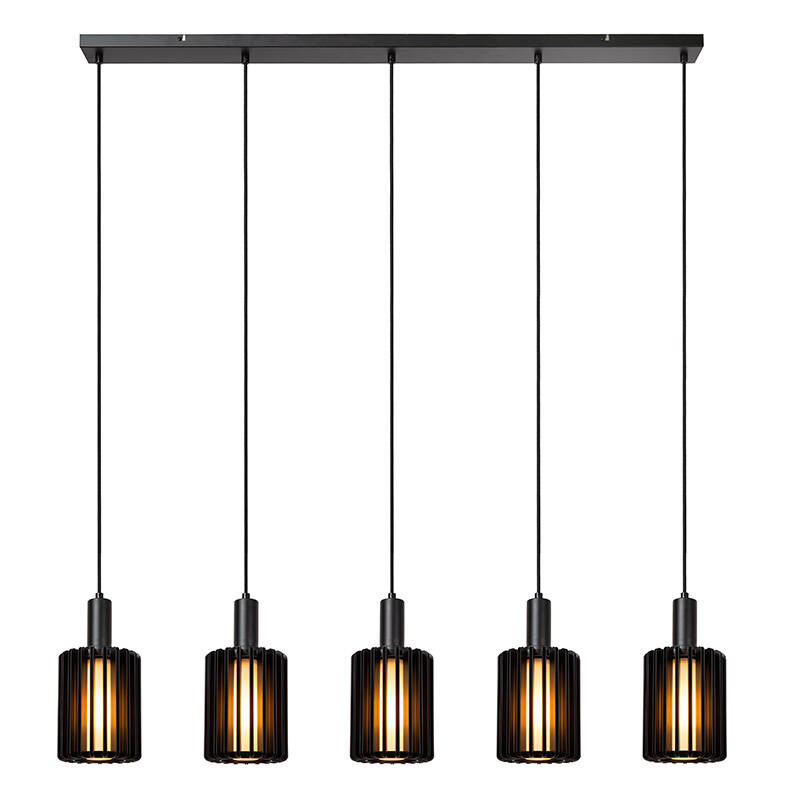 Image of Lucide Lambres 5 Light Bar Ceiling Pendant Light