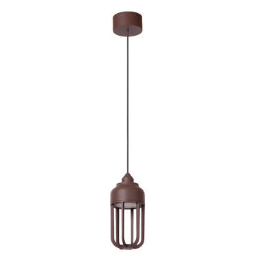 Lucide Wells LED Outdoor Porch Pendant