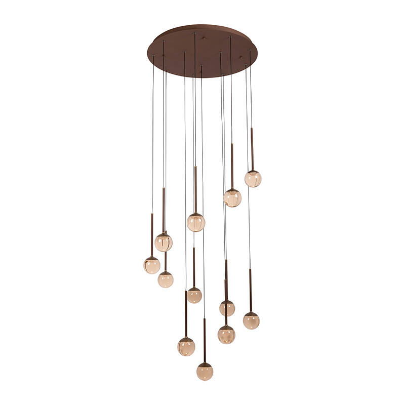 Image of Lucide Calina LED 12 Light Cluster Ceiling Pendant Light