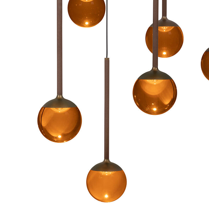 Image of Lucide Calina LED 12 Light Cluster Ceiling Pendant Light