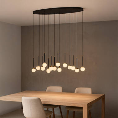 Image of Lucide Calina LED 12 Light Bar Ceiling Pendant Light