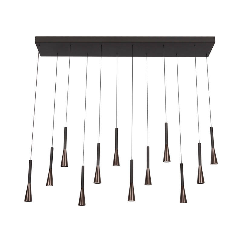 Image of Lucide Joakim 1500 LED 12 Light Bar Ceiling Pendant Light