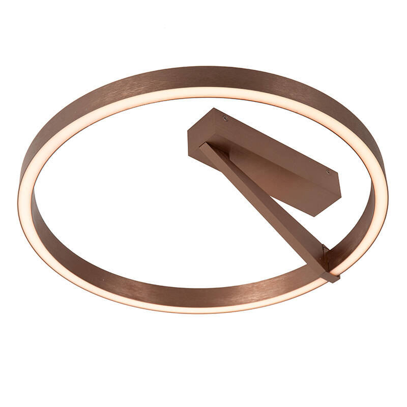 Image of Lucide Applause 400 CCT LED Semi-Flush Ceiling Light with Remote Control