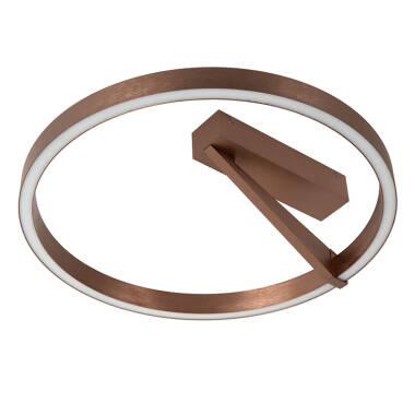 Image of Lucide Applause 400 CCT LED Semi-Flush Ceiling Light with Remote Control