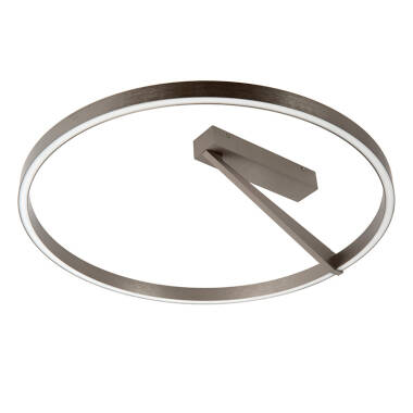 Image of Lucide Applause 600 CCT LED Semi-Flush Ceiling Light with Remote Control