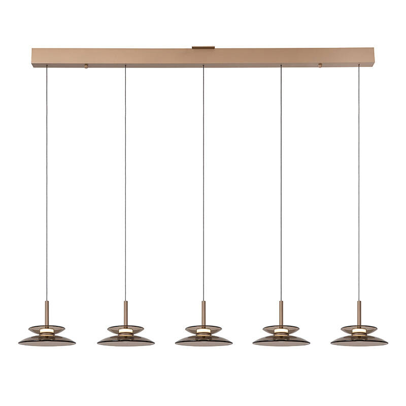 Image of Lucide Santiago LED 5 Light Bar Ceiling Pendant Light