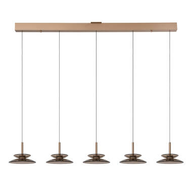Image of Lucide Santiago LED 5 Light Bar Ceiling Pendant Light