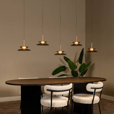 Image of Lucide Santiago LED 5 Light Bar Ceiling Pendant Light