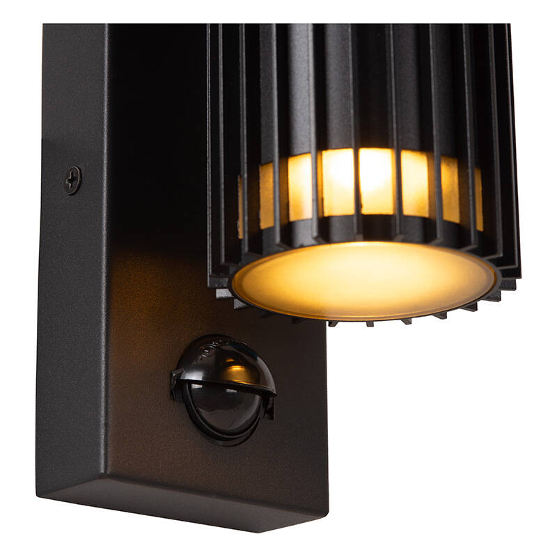 Image of Lucide Timbala Outdoor Wall Light with PIR Sensor