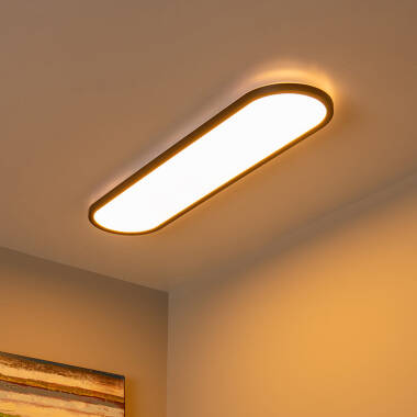 Image of Lucide Elly 800 CCT LED Flush Ceiling Light with Remote Control