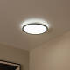 Image of Lucide Castor LED Flush Ceiling Light with Remote Control