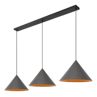 Image of Lucide Spitze 3 Light Bar Ceiling Pendant Light