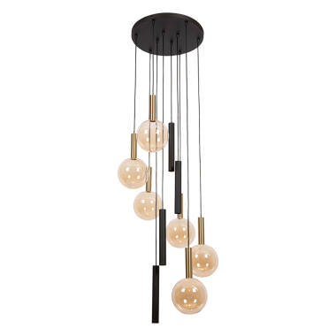 Image of Lucide Josiane 10 Light Cluster Ceiling Pendant Light